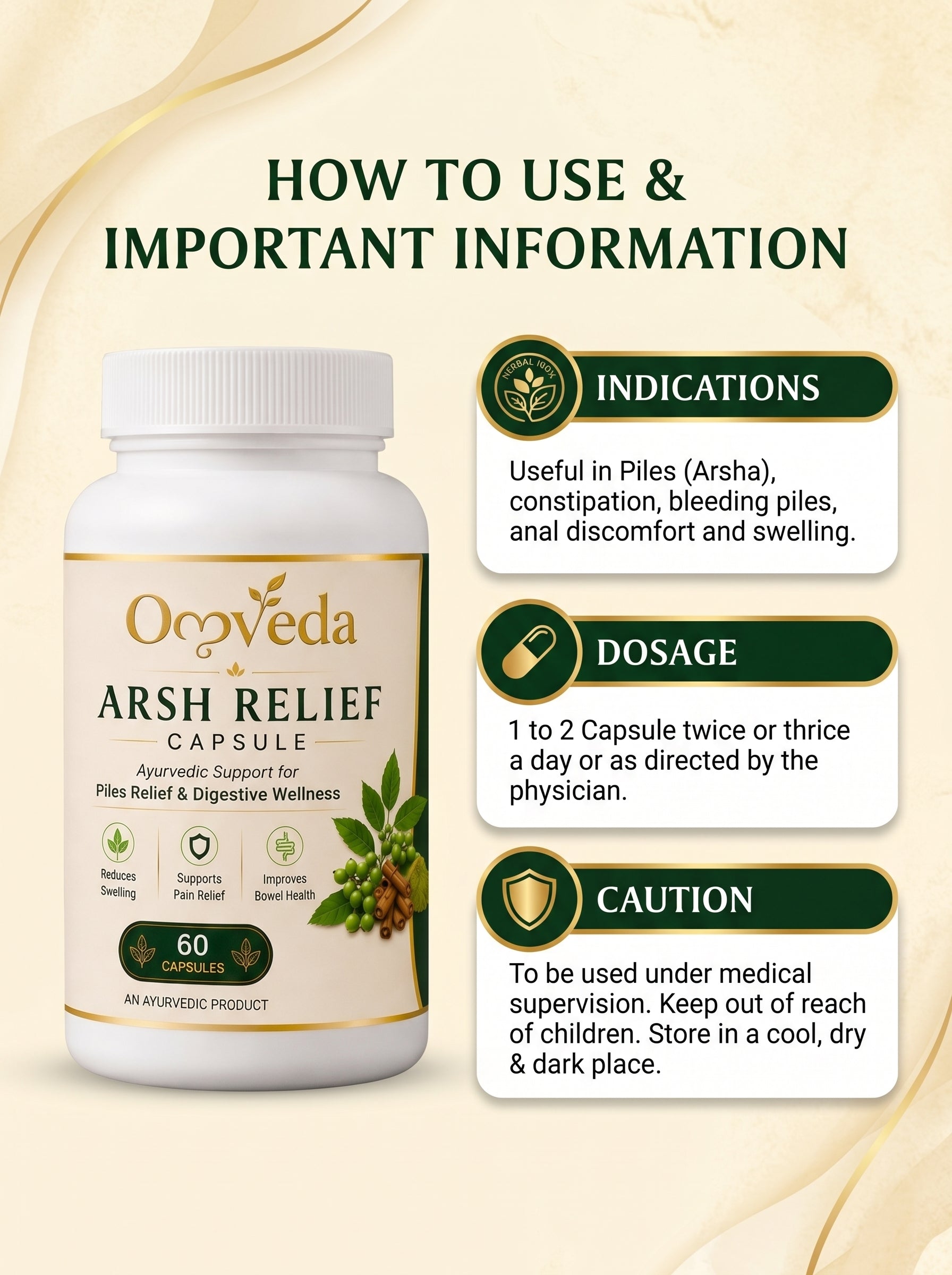 Arsh Relief Capsule – Ayurvedic Support for Piles Relief & Digestive Wellness