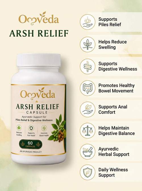 Arsh Relief Capsule – Ayurvedic Support for Piles Relief & Digestive Wellness